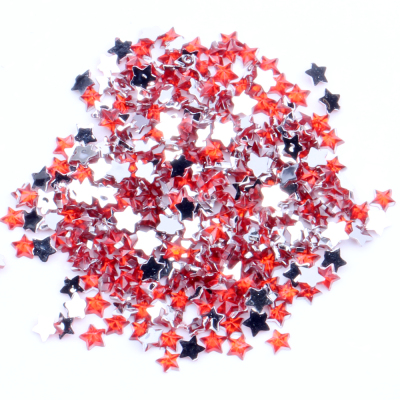 3mm 5g 1200pcs Pentagram Acrylic Rhinestone Mobile Phone PC Car Art Diy Decal Stickers Crystal Beads For Handicraft