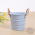 Tin flower bucket flower dry flower bucket shop creative decoration flower container living room French vase flowerpot