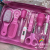 9-Piece Set of Babies' Nail Clippers and Nasal Suction Device Finger Toothbrush Dropper Feeder Nine-Piece Set