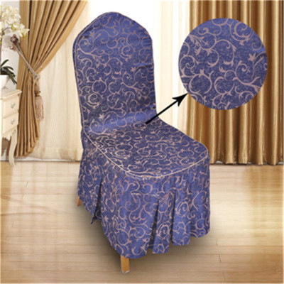 New wedding party strong high-grade linen fabric Banquet Chair Cover hotel chair cover