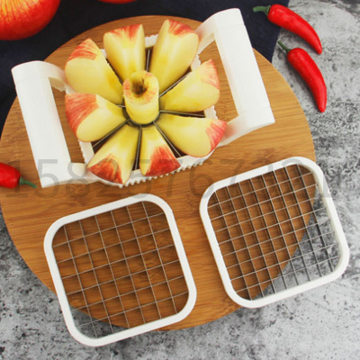 Three - in - one, multi - function fruit cutting stainless steel cutting apple fruit divider French fries the cut potatoes cut