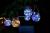 Cross-border hot-selling solar cracked glass lamp waterproof copper wire chandelier garden lawn patio decorative lights