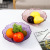 Crystal clear fruit tray European family simple modern living room tea table fruit snack tray candy tray