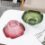 Transparent fruit tray living room tea table plastic candy tray office snack fruit floor stand