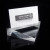 Customized transparent thick plate slotted acrylic desk card base price tag high-end price tag name card price tag bracket