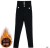 High-waisted breasted and fleecy leggings for women to wear in fall/winter 2019 thin black pencil pants thin magic pants