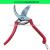 107-8 inch flower cutting branch cutting red face plastic scissors 2019