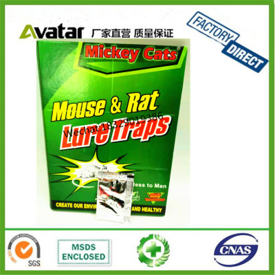 Mickey cats High Quality Disposable Mice Pest Paper Board Mouse Glue Trap with bag mouse attactive
