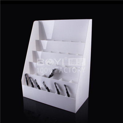 Bo yi supply acrylic/acrylic plexiglass makeup eyebrow pencil display frame manufacturers direct sales can be customized