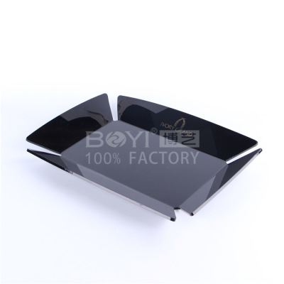 Supply yi ya plus fruit tray acrylic meal plate plexiglass