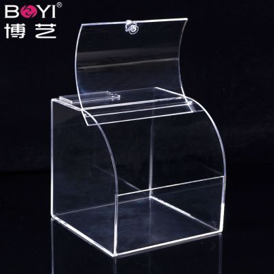 Acrylic food box customized clamshell dry goods candy box supermarket shelf nut snacks display box