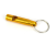 Aluminum alloy sport whistle with key chain high - pitched rescue whistle is suing the goods