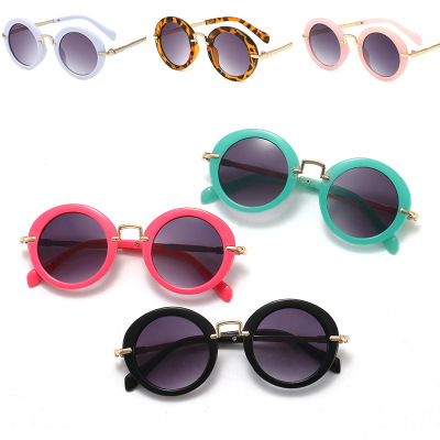 Taobao Hot Sales Retro round Kids Sunglasses Opening Season Hot Sale Kids Glasses Fashion Sunglasses A04