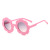 1380 Cute Baby Fashion Decorative Mirror Outdoor Plastic Frame Lace All-Match Sunglasses Kids Sunglasses