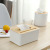 Bamboo tissue box creative simple living room household napkin box remote control to receive a box roll paper box