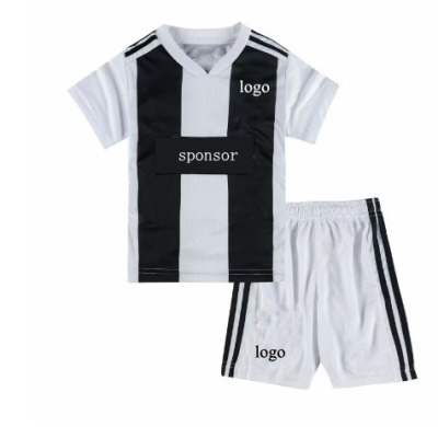 Foreign trade children's short sleeve football suit  primary school students training uniform  summer match uniform