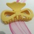 The new Korean bowknot rubber paint claw clip environmental protection continuous material headwear