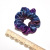 Europe and America Cross Border Supply Head Rope Scrunchies Metal Rainbow Hair Ring Bronzing Two-Color Large Intestine Ring Head Flower