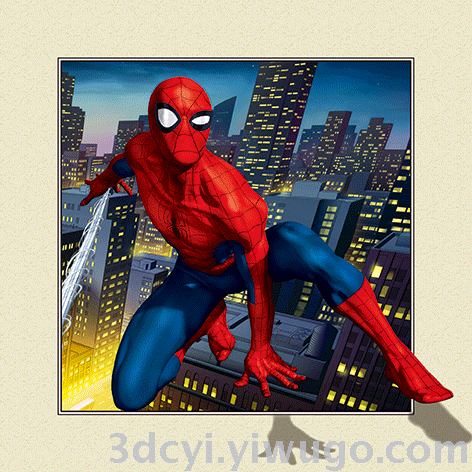 Direct 3D 5D 3D drawing of iron man, spiderman, captain hulk and marvel characters