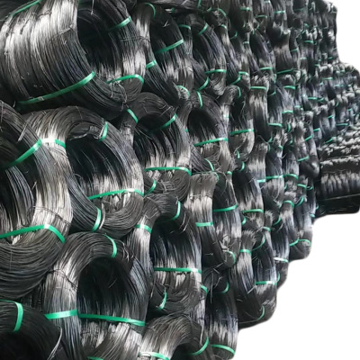 BWG8 black wire ordinary black annealed wire 4mm thick construction wire packing wire woven wire mesh
