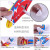 Children's Hand Throw Foam Electric Glider USB Charging Swing Drop-Resistant Aircraft Easy Flying Biwing Toy Wholesale