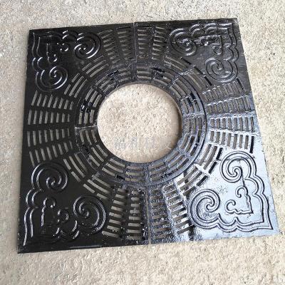 Can be customized casting tree pool cover plate manufacturers direct cast iron tree rack