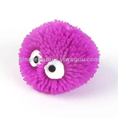 The new TPR children's toy glue toy burr ball is in stock