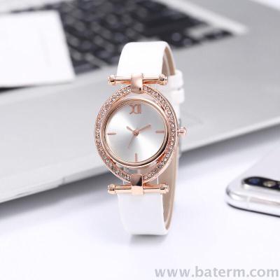 Hot-selling new personality dial diamond-oval belt elegant lady watch quartz watch