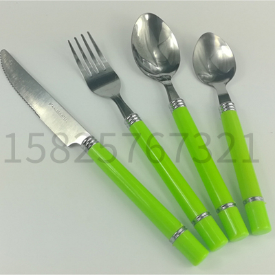 Western steak knife fork spoon set of four main dinner knife fork Western tableware