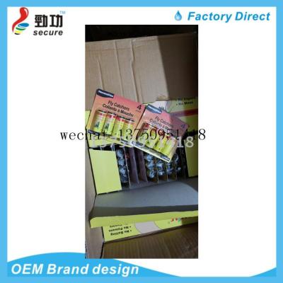 Fly glue paper roll, fly catcher, insect killer BEIHUA green and yellow FLY CATCHER stick FLY paper and stick FLY roll