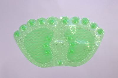 Manufacturer direct selling PVC color small foot bathroom non-slip pad with suction pad massage term supply