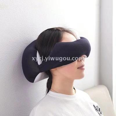 Eye mask neck pillow in one