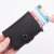 Antimagnetic credit card shield RFID anti-theft swipe case automatic spring card type metal aluminum wallet card case