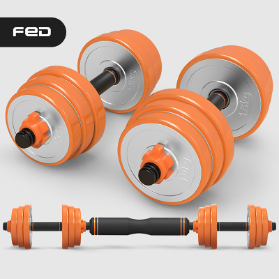 For men with a Stainless steel dumbbells arm muscle fitness home detachable barbells set manufacturers direct from the spot