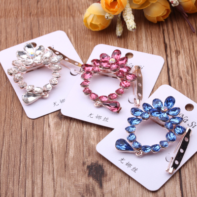 10 Yuan Ornament Scarf Buckle Dual Purpose Brooch Corsage Retaining Ring Cotton-Padded Clothes Corner Knot Buckle Korean Style All-Match Decoration