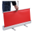 Roll-up advertising stander 80X200 thick aluminum alloy new product promotion poster publicity device X display Rack