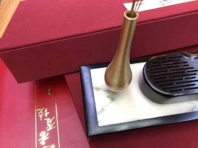 Yun ting technology music machine incense holder bluetooth speaker incense box home decoration