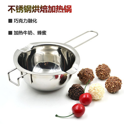 304 Stainless Steel Chocolate Melting Pot Baking Tool Heating Melting Pot Heating Melting Bowl Heating Pot Bowl