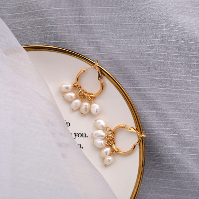 Retro Small Pearl Earrings French Style Earrings Internet Celebrity Women's Fashion Temperament 2019 New Fashion Ear Studs Earrings