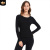 Gift Box Women's Thermal Underwear Thickened Velvet round Neck Cotton Sweater Suit Autumn and Winter off-Season Special Sale Price