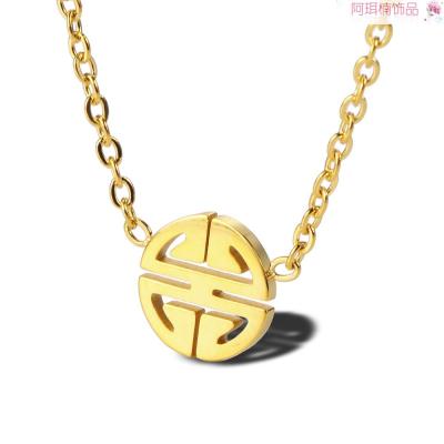 Arnan jewelry fashion stainless steel necklace titanium steel necklace European,American high-end manufacturers sales