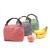 Fashionable stripe insulated bag portable lunch bag Oxford cloth lunch bag ice bag 