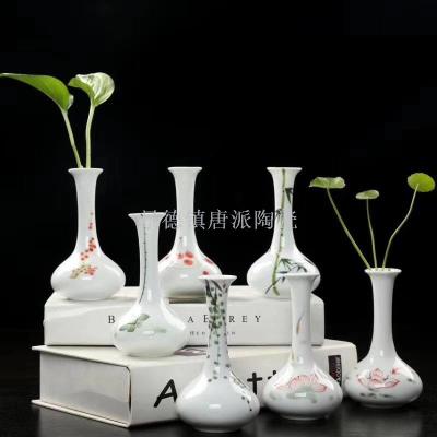 Porcelain vases landing vases jingdezhen ceramic crafts home furnishing hand-painted vases living room