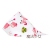 Independent Packaging White Bottom Pure Cotton Printed Triangle Towel Currently Available, Large Quantity and Favorable