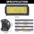 Hot Sale 7-Inch Strip Light 144W Work Light Four Rows of Spotlight Highlight Work Light Exclusive for Cross-Border