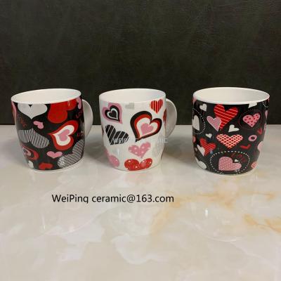 Souvenir cup coffee cup custom white ceramic cup milk cups   