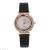 Amazon hot Korean fashion rose gold frame set diamond dial casual lady quartz watch a generation