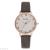 New style fashionable contracted temperament schoolgirl watch popular smiley face ripple belt alloy student quartz watch