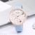 Wish new star and moon design lady casual fashion watch simple diamond scale leather watch lady