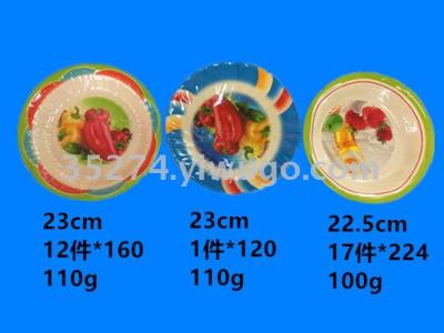 Melamine tableware Melamine plate meinai dish applique plate a large number of spot stock low price processing
